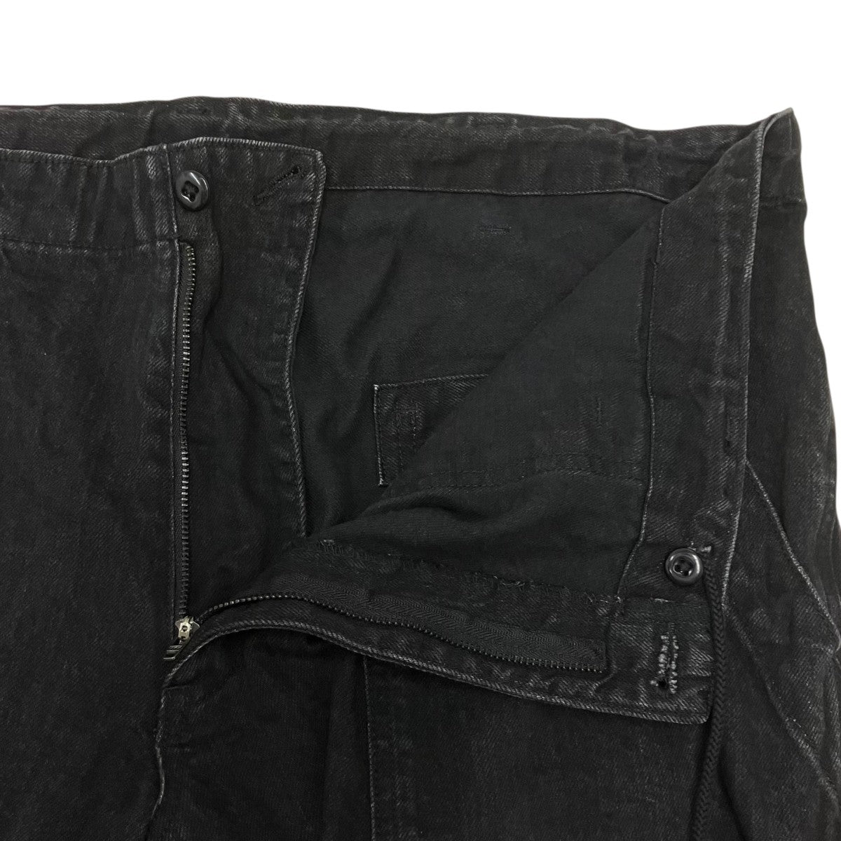 B．S BLACK DENIM Y-BAKER PANTS デニムパンツ