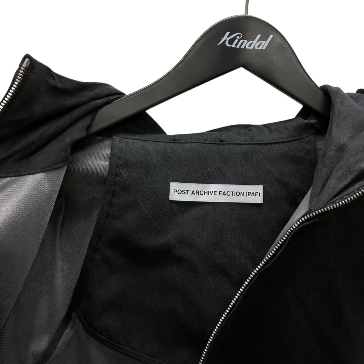 8．0 TECHNICAL JACKET CENTERスエード調フーデッドジャケット