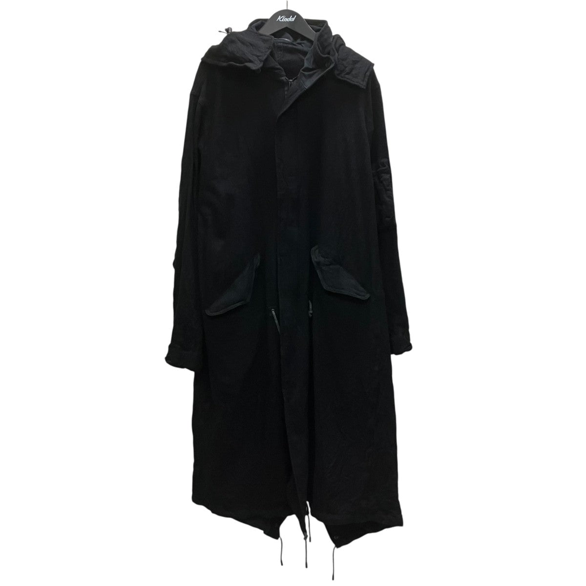 Yohji Yamamoto pour homme FULLING SERGE R-MILLNG MODS COAT 縮絨サージ縮絨モッズコート 古着・中古-1枚目のアイテム画像