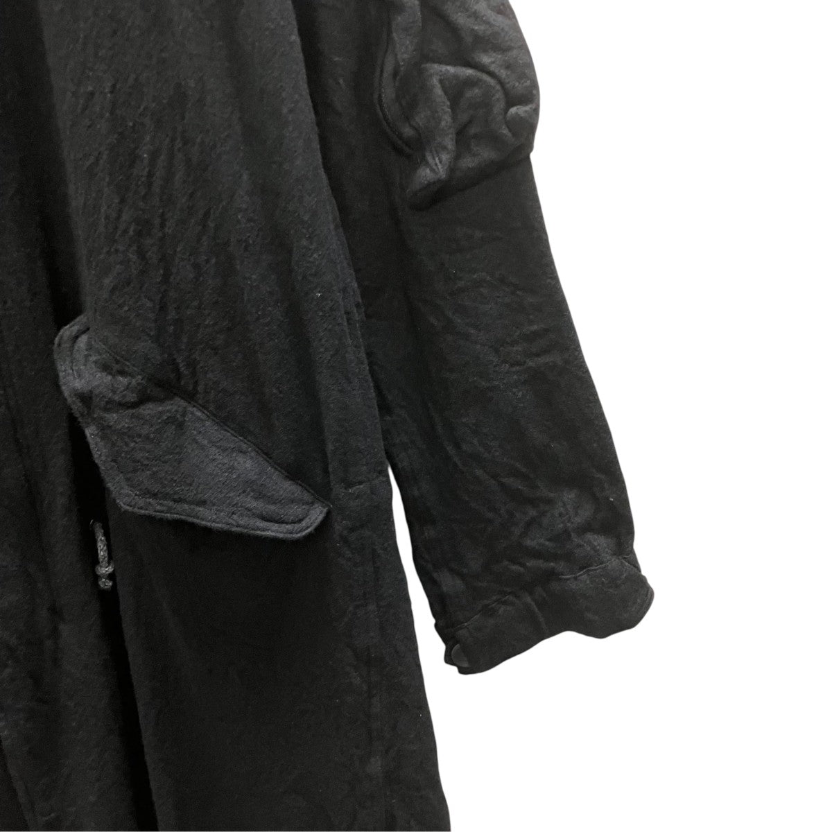 Yohji Yamamoto pour homme FULLING SERGE R-MILLNG MODS COAT 縮絨サージ縮絨モッズコート 古着・中古-5枚目のアイテム画像