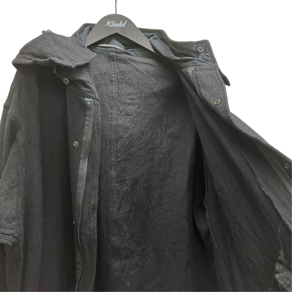 Yohji Yamamoto pour homme FULLING SERGE R-MILLNG MODS COAT 縮絨サージ縮絨モッズコート 古着・中古-6枚目のアイテム画像