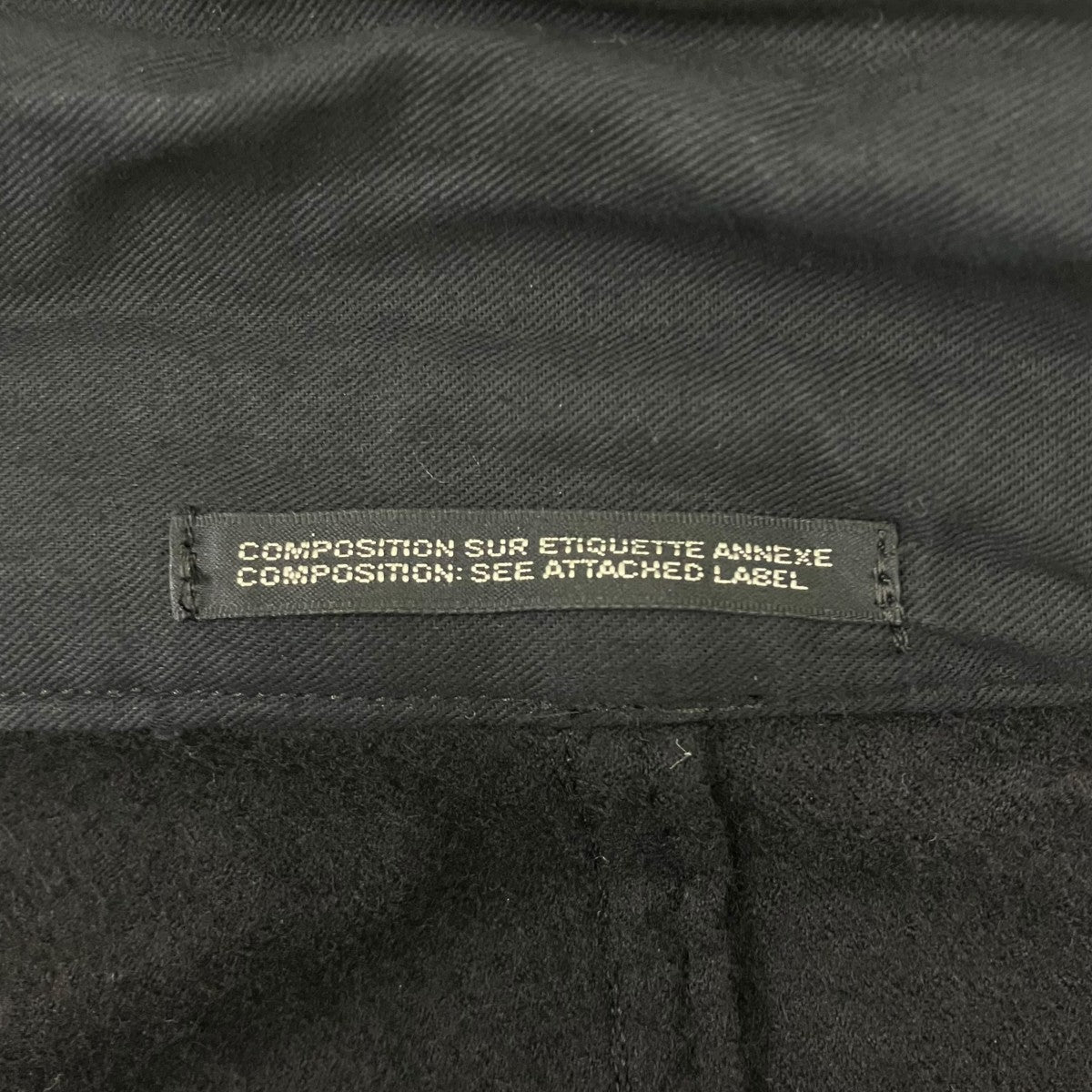 Yohji Yamamoto pour homme FULLING SERGE R-MILLNG MODS COAT 縮絨サージ縮絨モッズコート 古着・中古-7枚目のアイテム画像