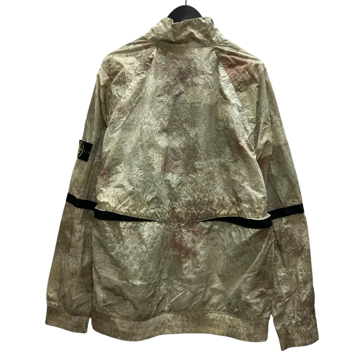 DISSOLVING GRID CAMO ON ECONYL REGENERATED NYLON  BLOUSON ナイロンジャケット