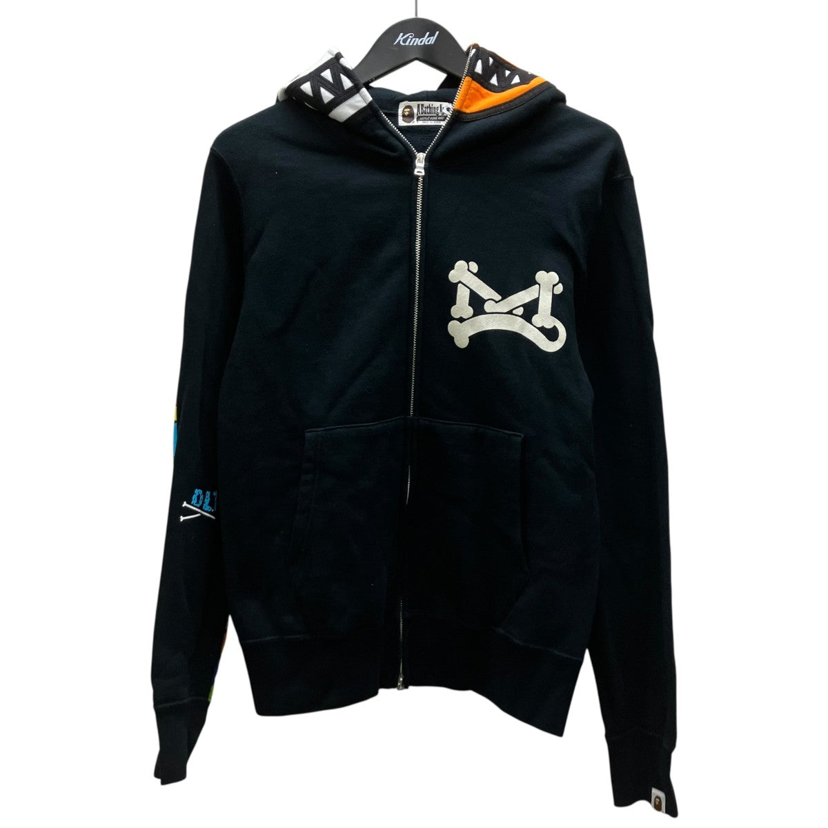 A BATHING APE MILO Animal Safari JURASSIC REX FULL ZIP HOODIE アニマルジップパーカー 古着・中古-1枚目のアイテム画像