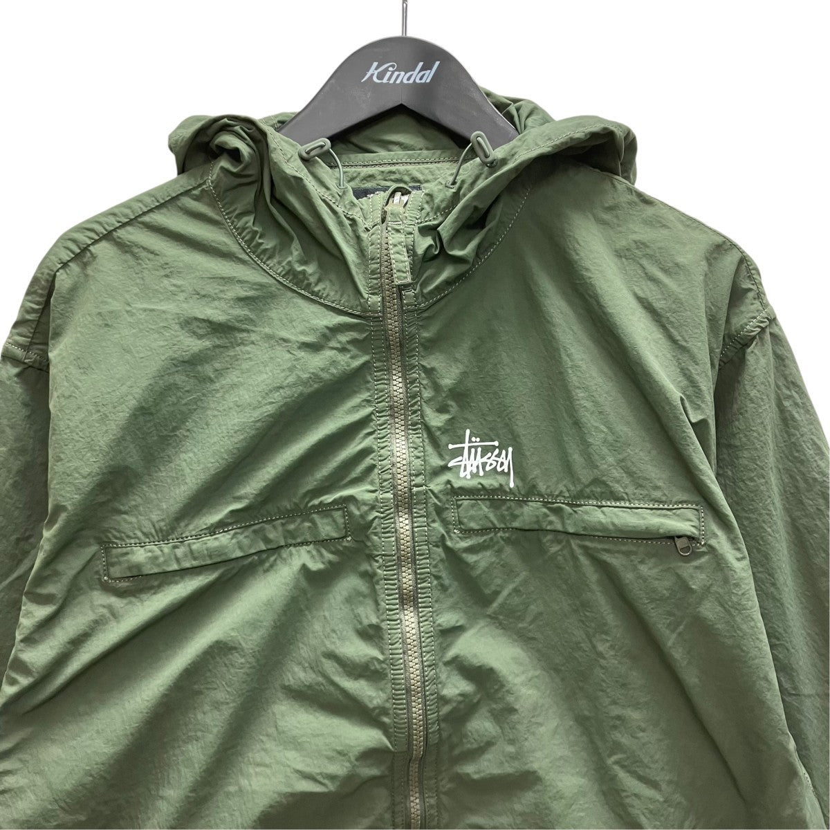 stussy Lightweight Hooded Jacket ナイロンジャケット 古着・中古-3枚目のアイテム画像