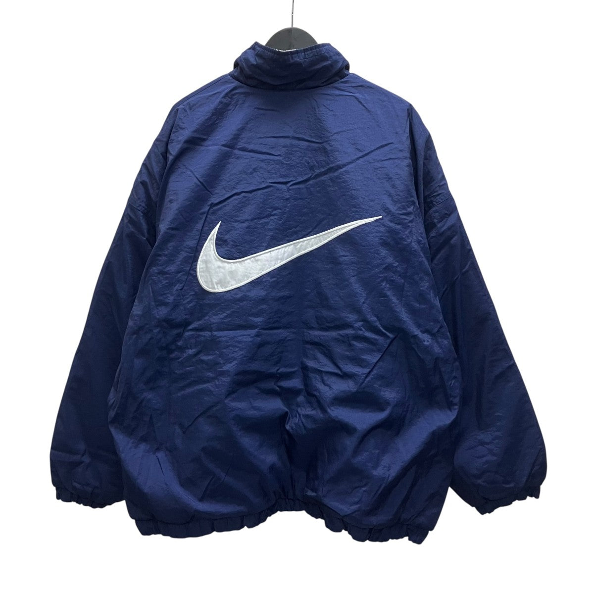 最終値下げ‼️NIKE 90s ナイロンジャケット ビンテージ NIKE(ナイキ) 90sリバーシブルパデッドナイロンジャケット ネイビー