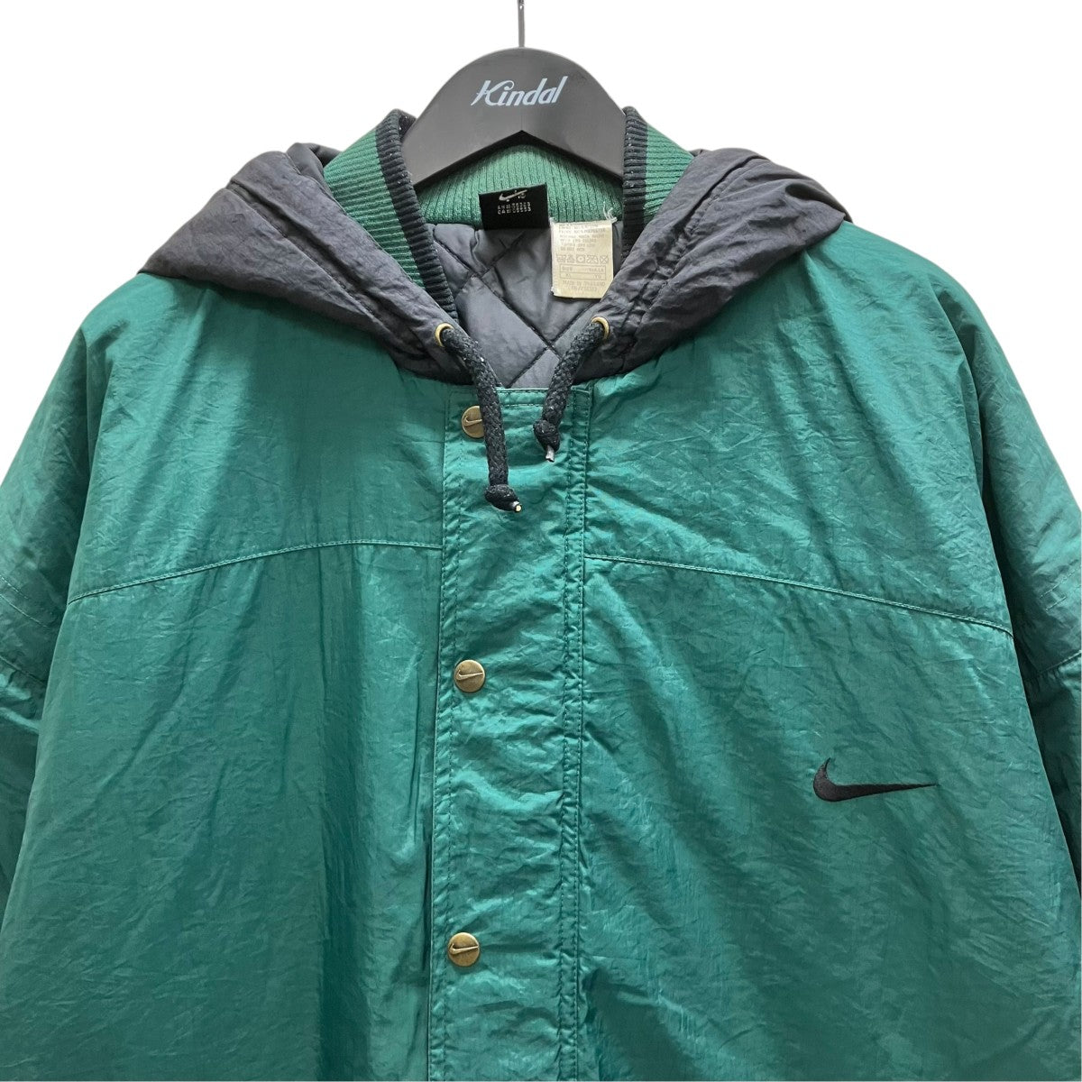 NIKE 90sパデッドナイロンコート 古着・中古-3枚目のアイテム画像