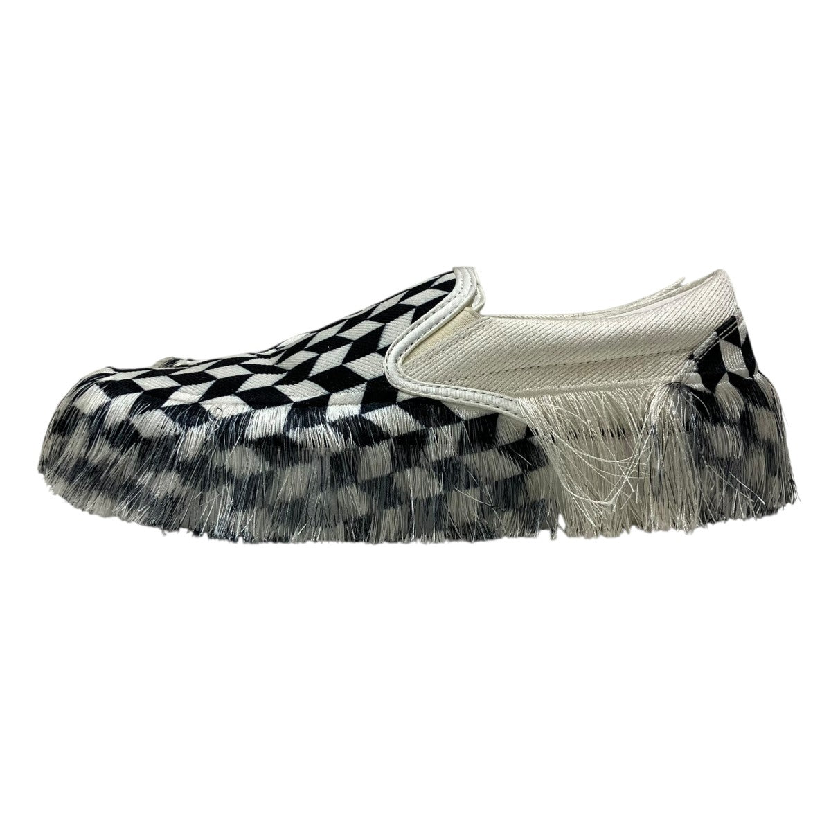 doublet Fringe Embroidery Sneakerスリッポン 古着・中古-3枚目のアイテム画像