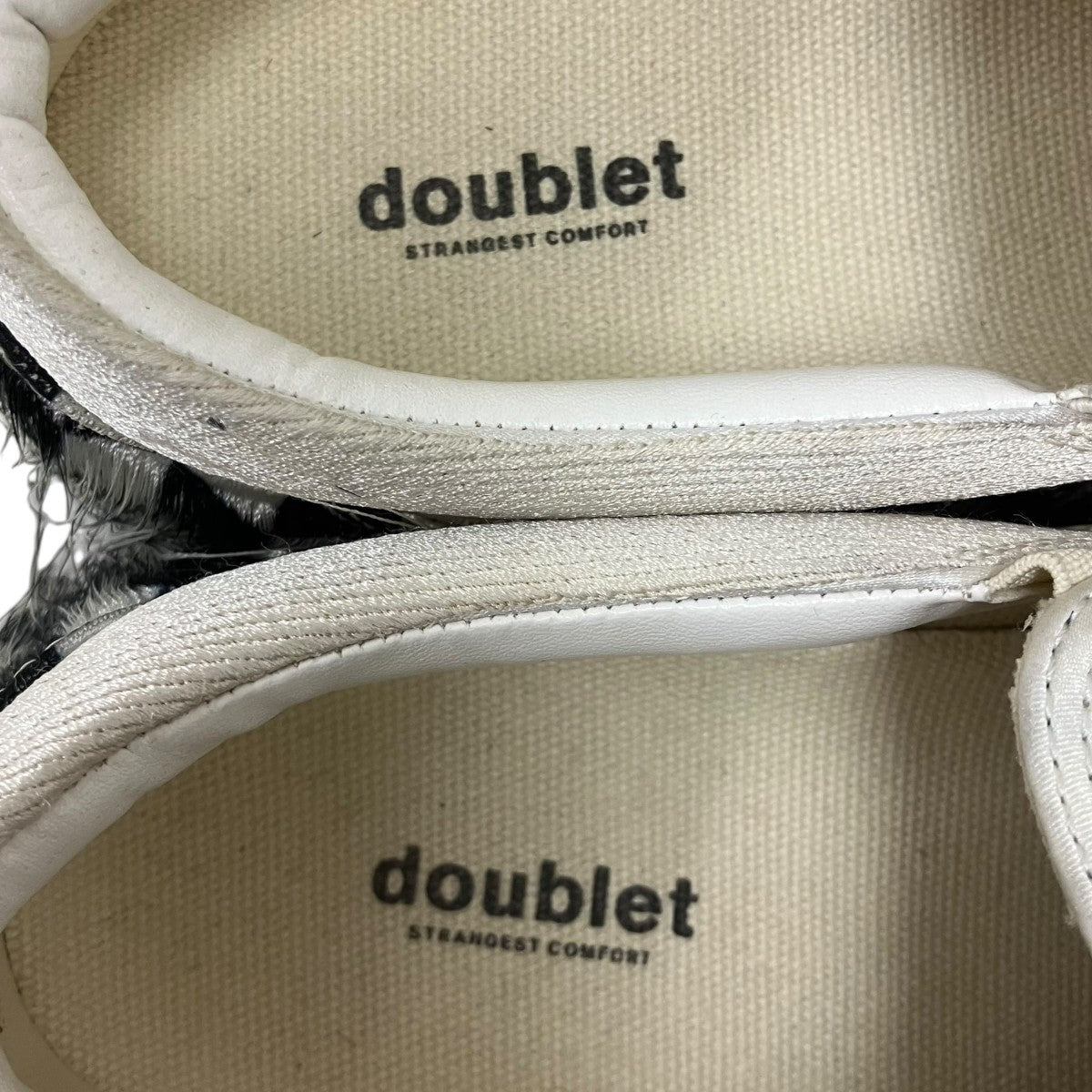 doublet Fringe Embroidery Sneakerスリッポン 古着・中古-6枚目のアイテム画像