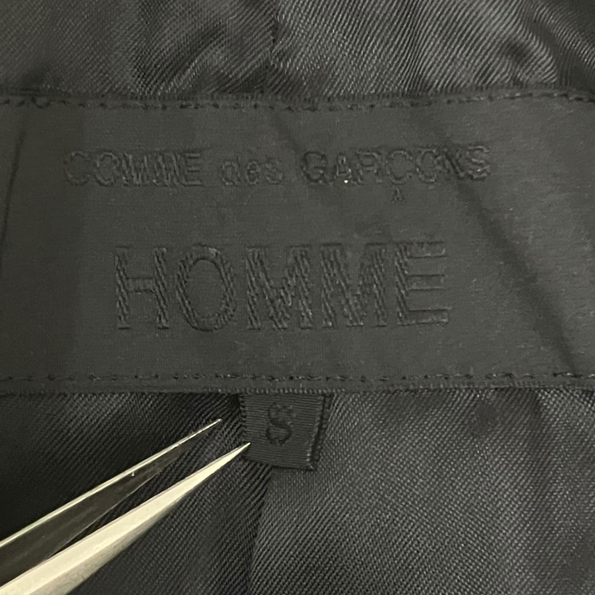 COMME des GARCONS HOMME 26AW エステルサージ 製品染テーラードジャケット 古着・中古-7枚目のアイテム画像