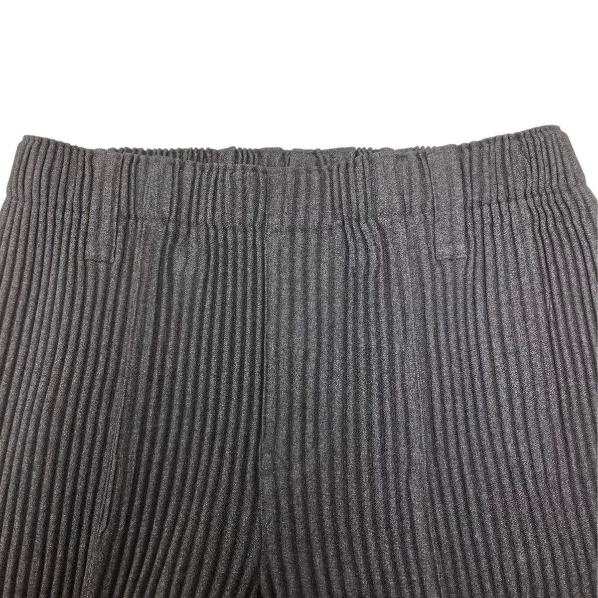 HOMME PLISSE ISSEY MIYAKE WOOL LIKE LIGHTプリーツパンツ 古着・中古-5枚目のアイテム画像