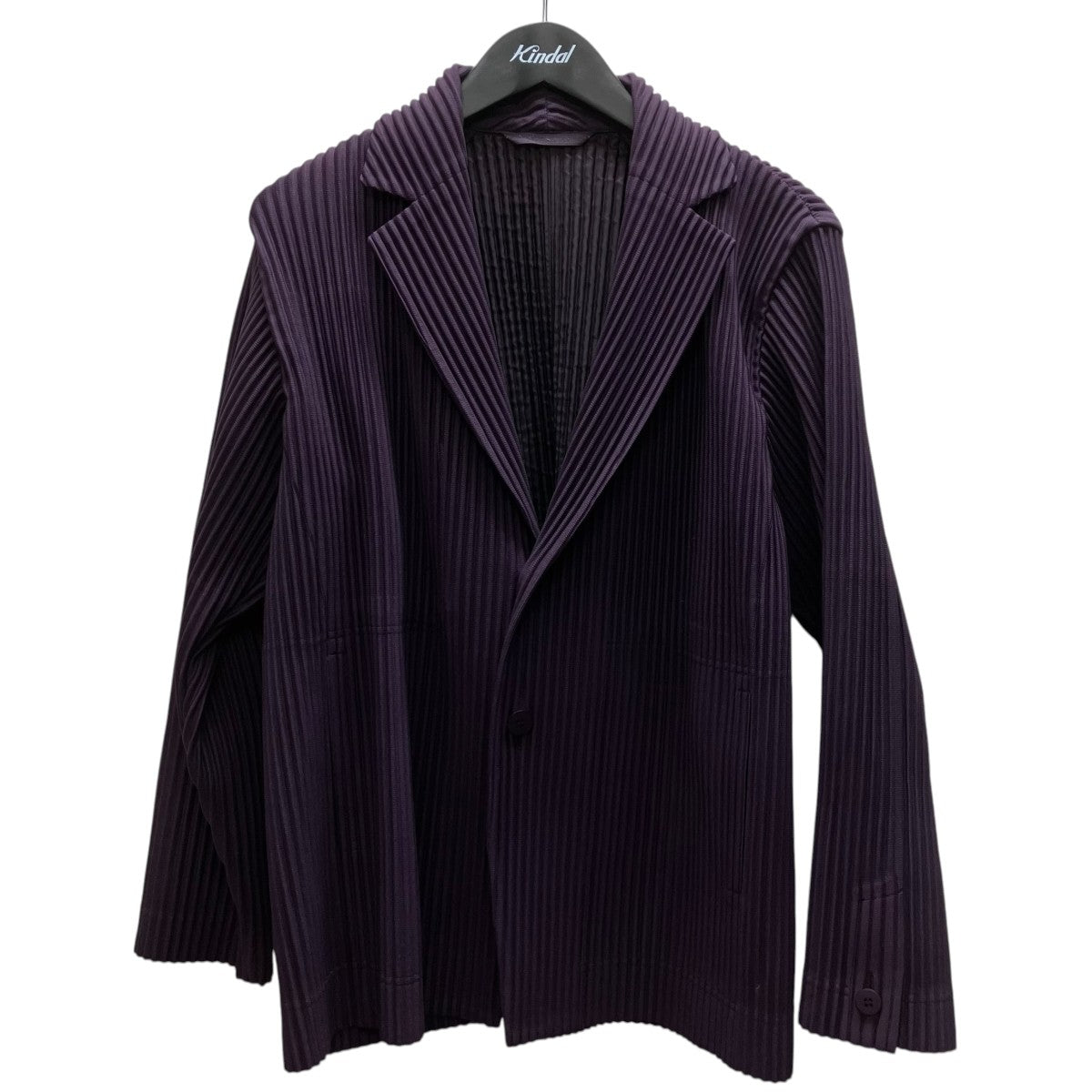 HOMME PLISSE ISSEY MIYAKE プリーツテーラードジャケット 古着・中古-1枚目のアイテム画像