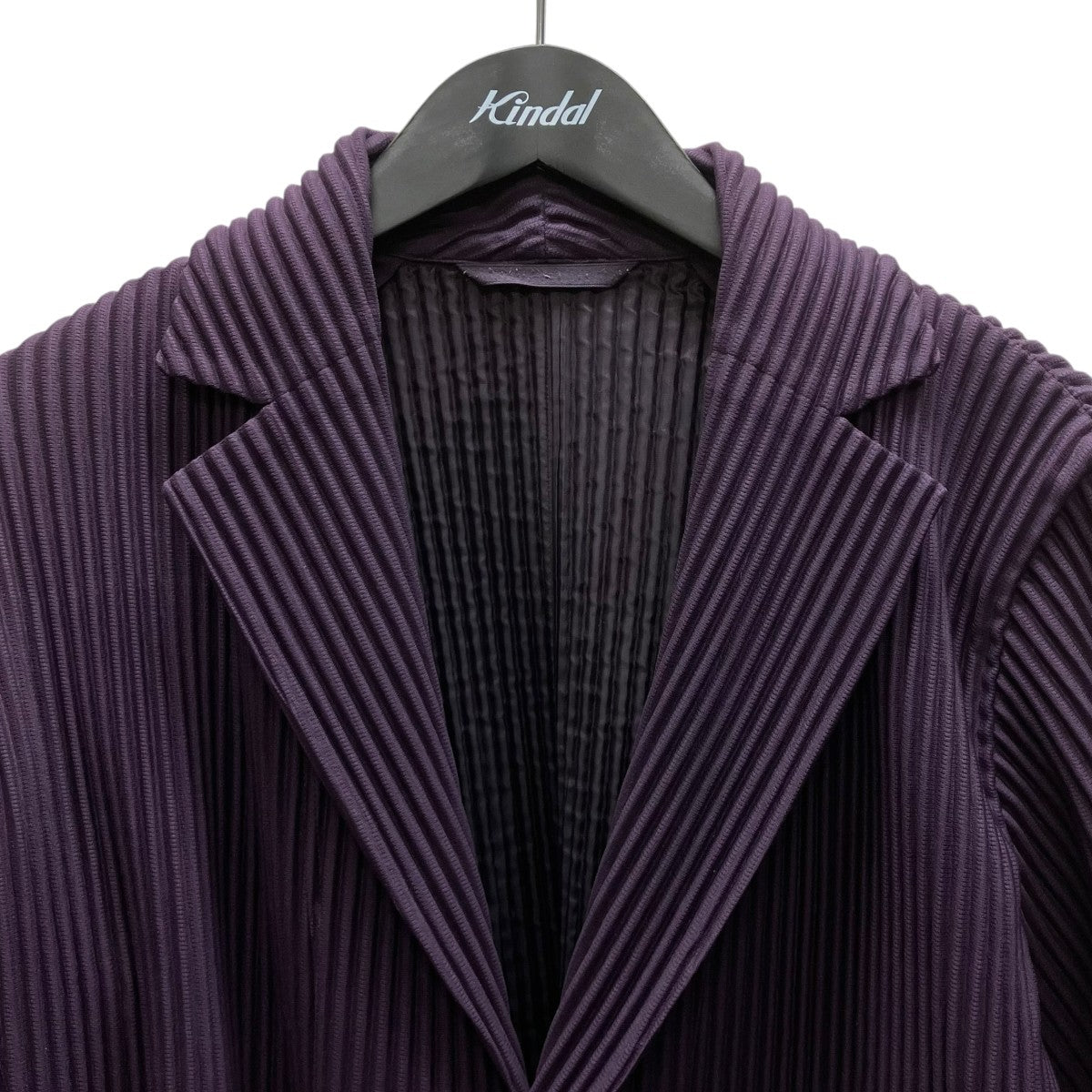 HOMME PLISSE ISSEY MIYAKE プリーツテーラードジャケット 古着・中古-2枚目のアイテム画像