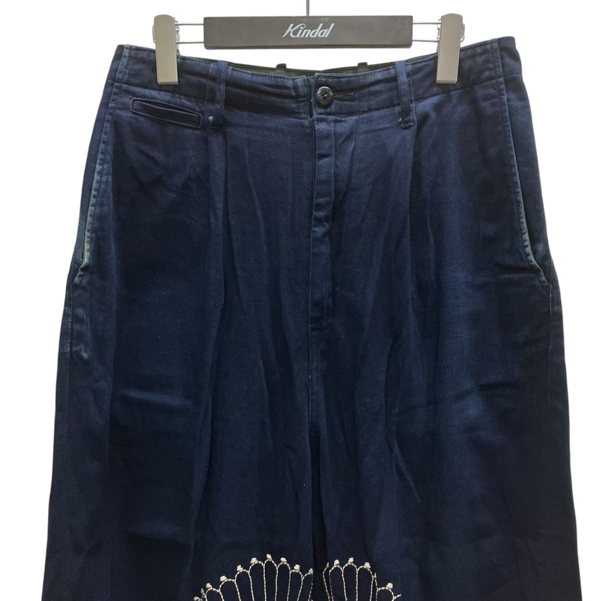 KAPITAL 刺繍デニムパンツ 古着・中古-2枚目のアイテム画像