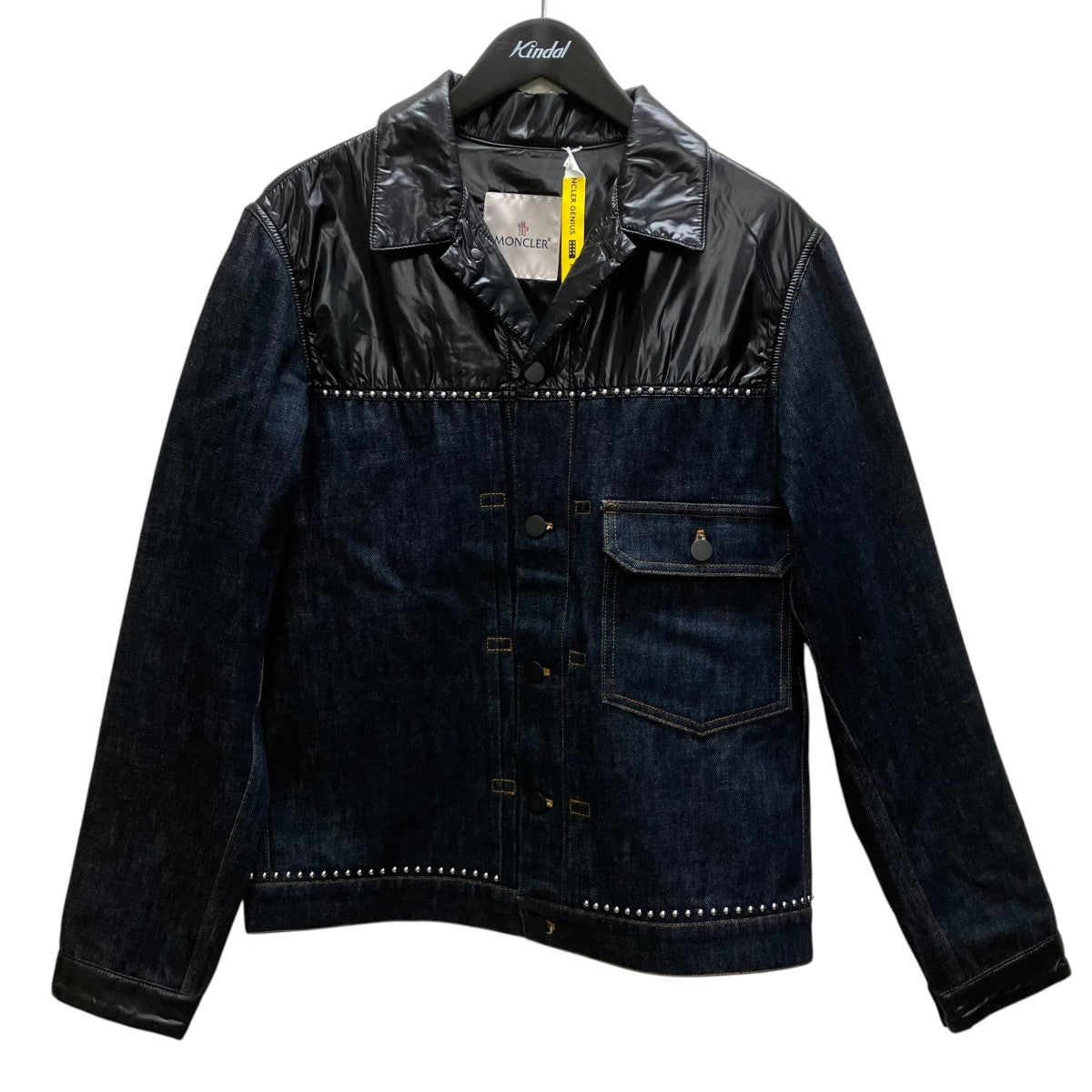 MONCLER×FRAGMENT DESIGN HIROSHI FUJIWARA BLUEGRASS GIUBBOTTO デニムジャケット 古着・中古-1枚目のアイテム画像