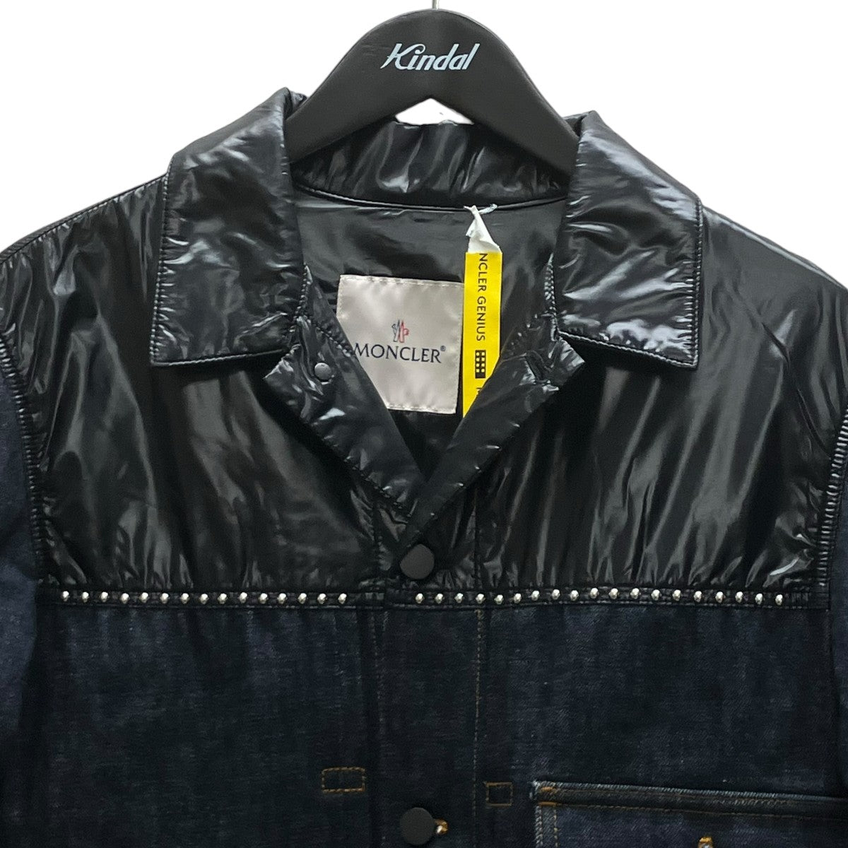 MONCLER×FRAGMENT DESIGN HIROSHI FUJIWARA BLUEGRASS GIUBBOTTO デニムジャケット 古着・中古-2枚目のアイテム画像