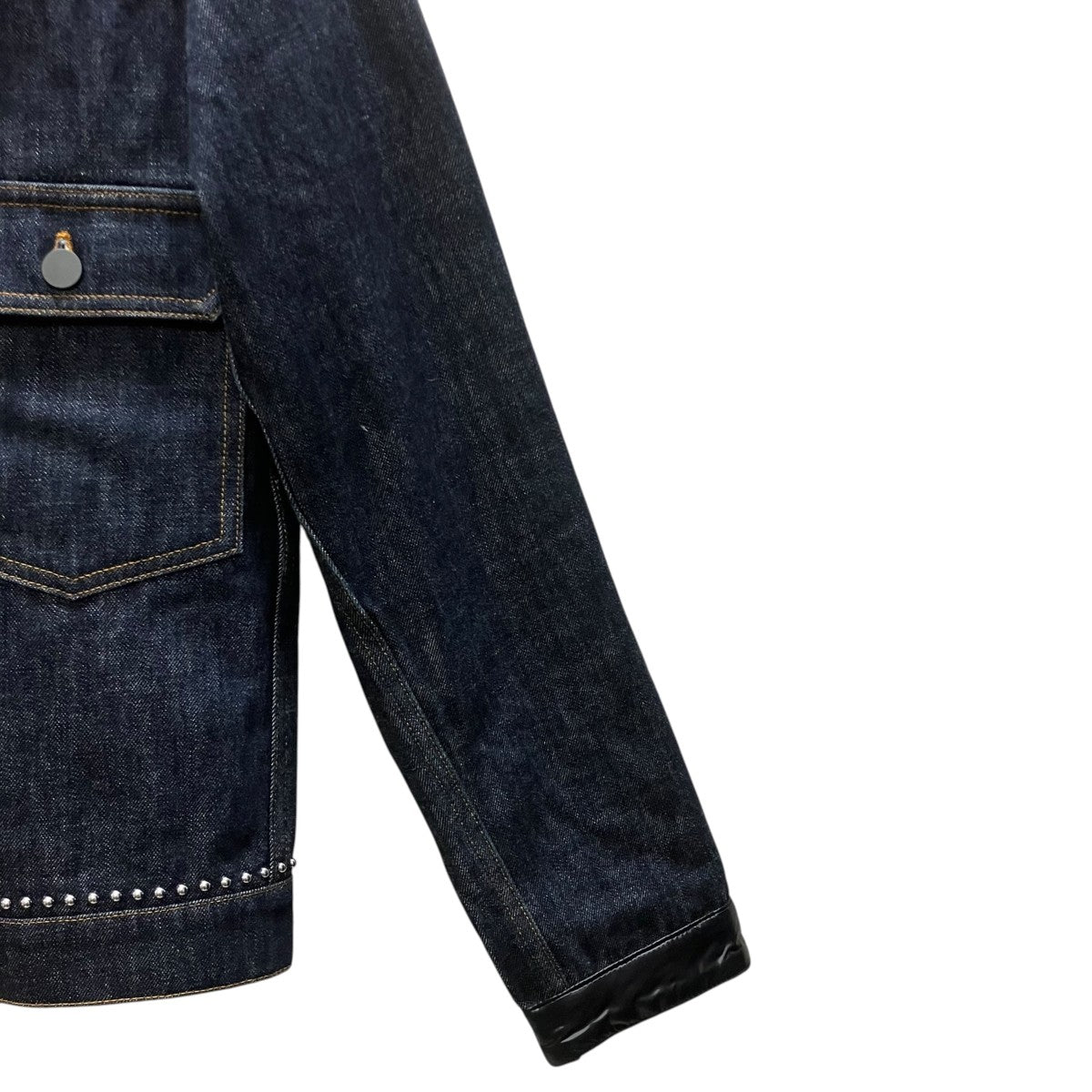 MONCLER×FRAGMENT DESIGN HIROSHI FUJIWARA BLUEGRASS GIUBBOTTO デニムジャケット 古着・中古-4枚目のアイテム画像
