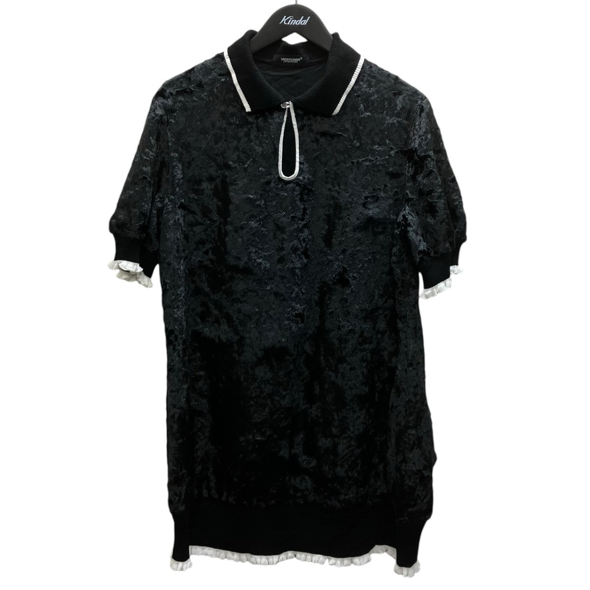 UNDERCOVER 半袖ベロアワンピース 古着・中古-1枚目のアイテム画像