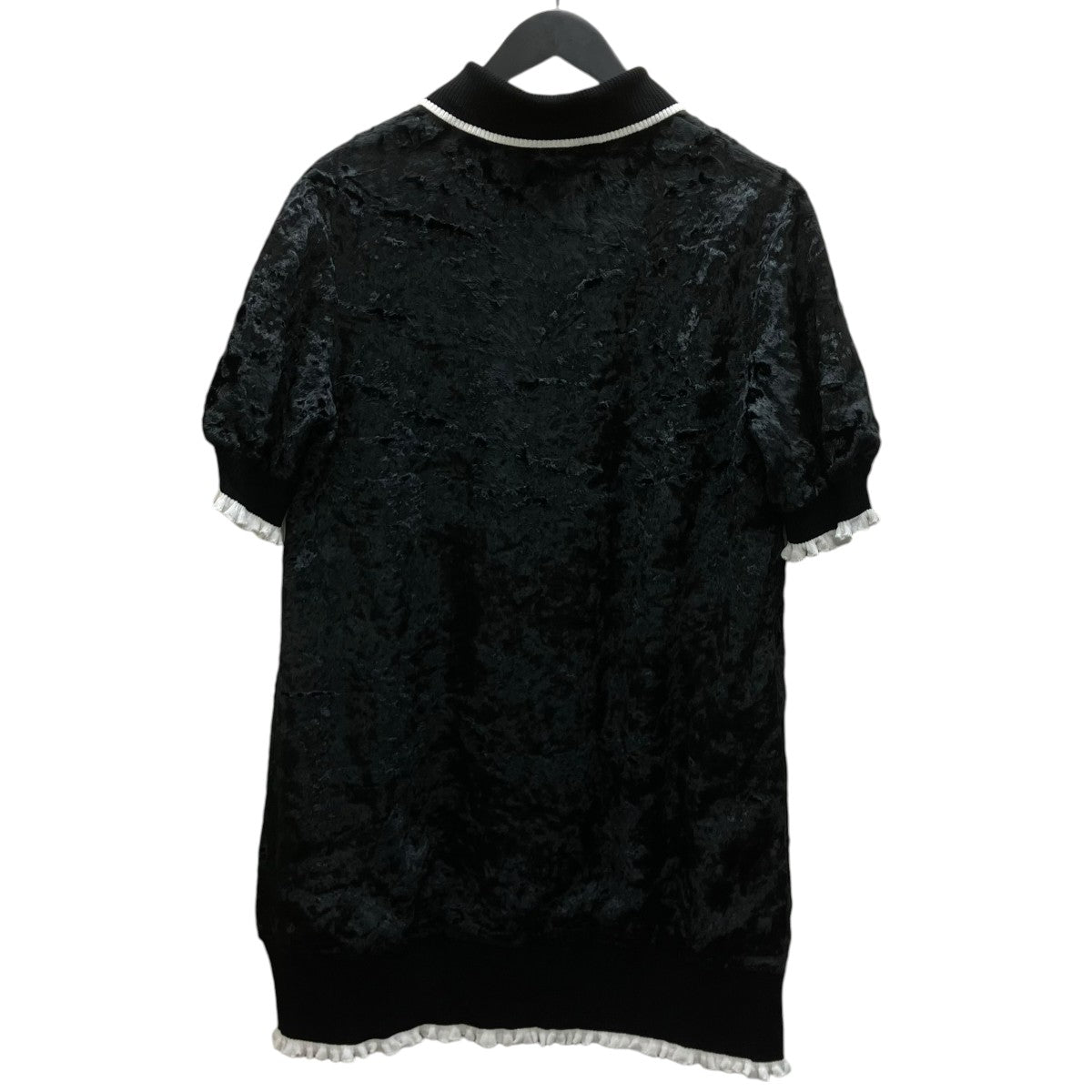 UNDERCOVER 半袖ベロアワンピース 古着・中古-3枚目のアイテム画像