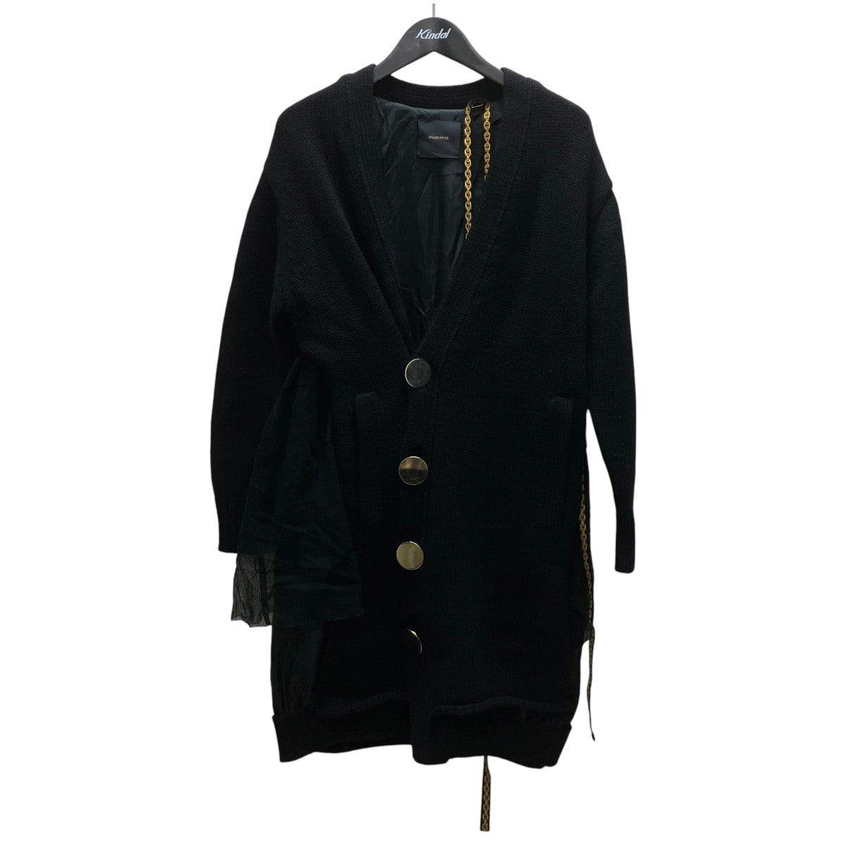 UNDERCOVER ドッキングワンピースカーディガン 古着・中古-1枚目のアイテム画像