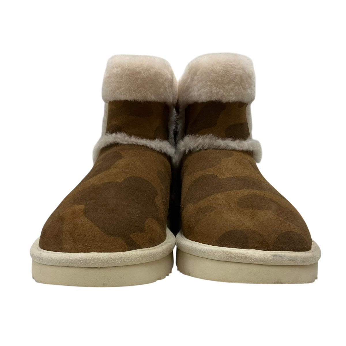 A BATHING APE×UGG BAPE CLASSIC MINI Mスエードボアブーツ 古着・中古-2枚目のアイテム画像