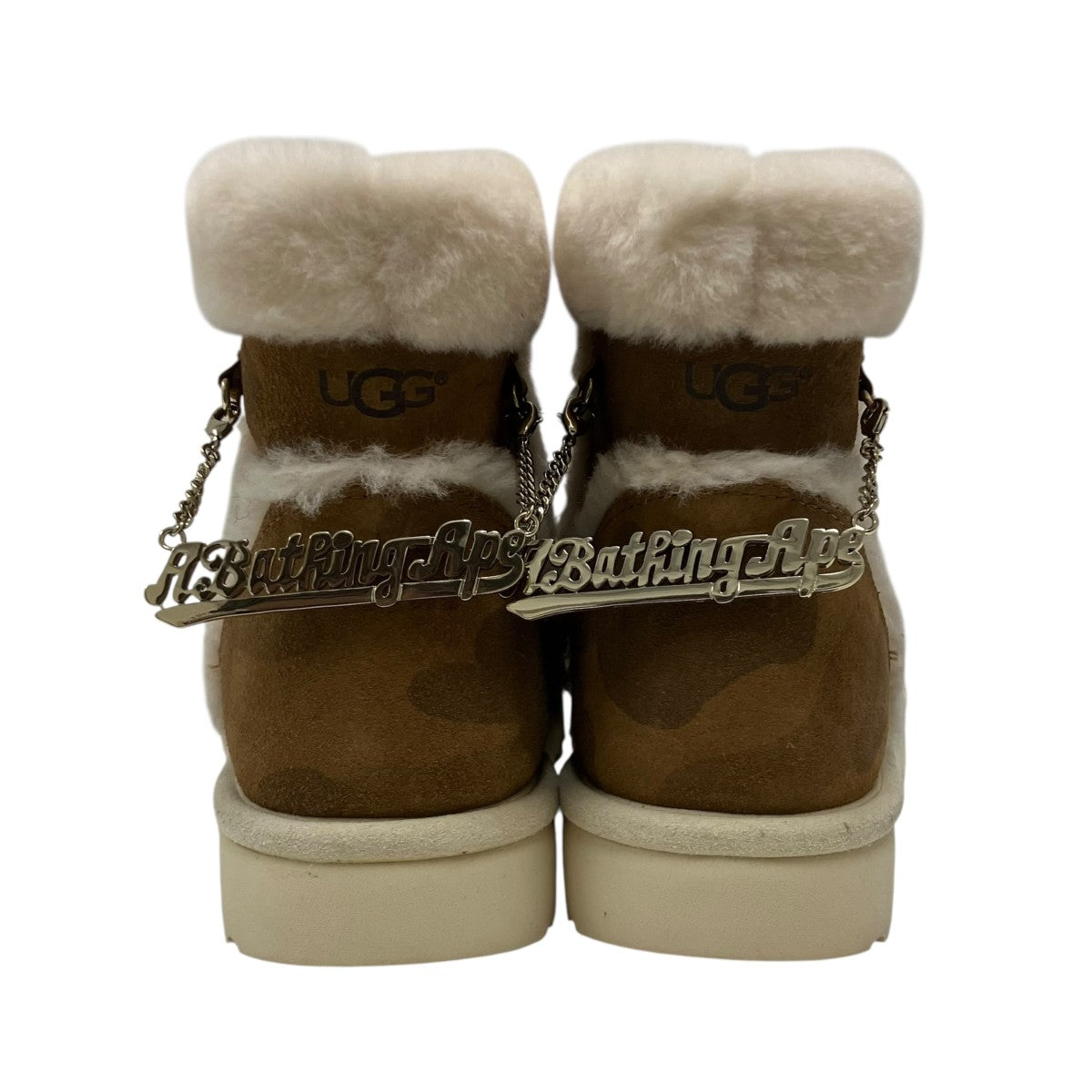 A BATHING APE×UGG BAPE CLASSIC MINI Mスウェードボアブーツ 古着・中古-4枚目のアイテム画像