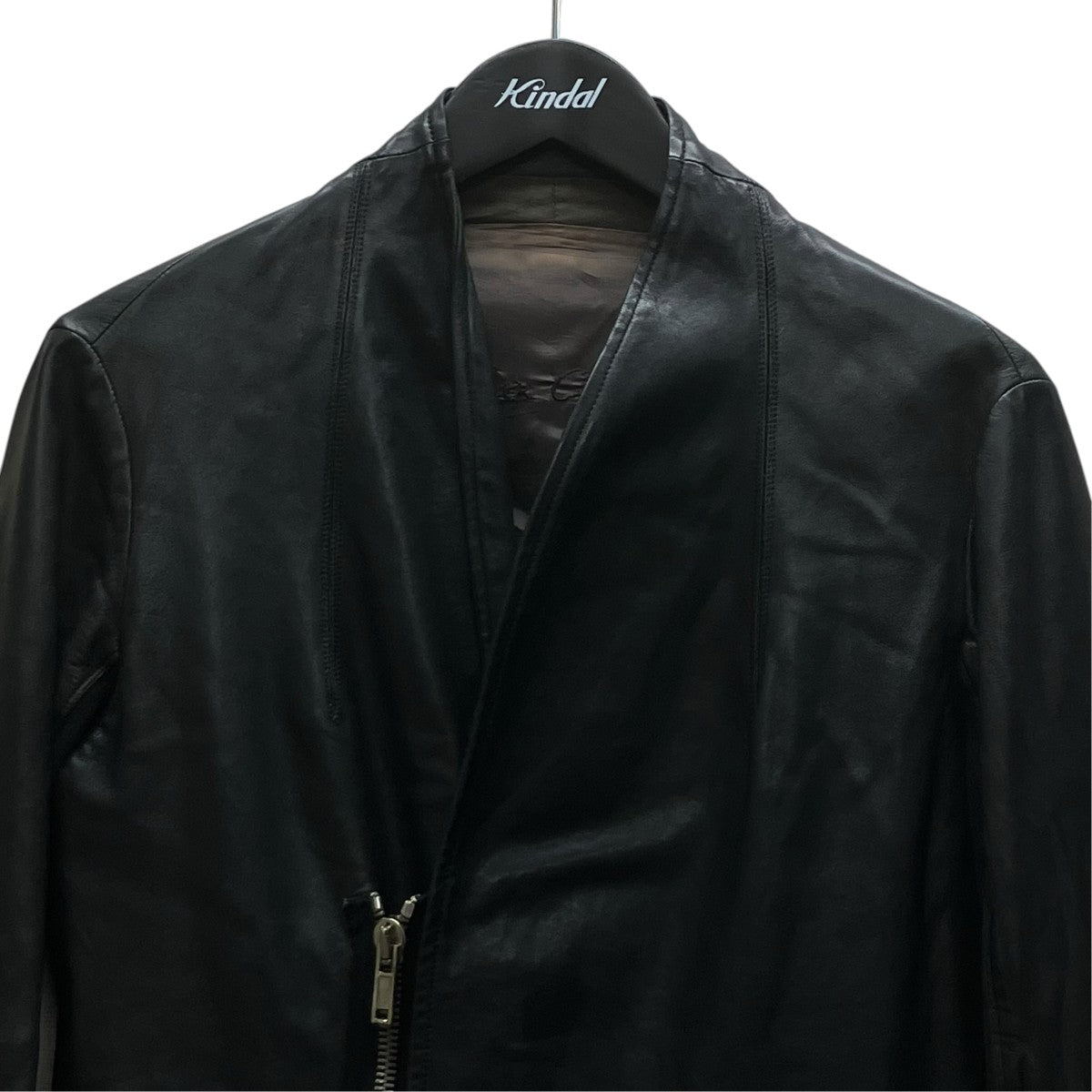 RICK OWENS オルマー期 ラムレザージャケット 古着・中古-2枚目のアイテム画像