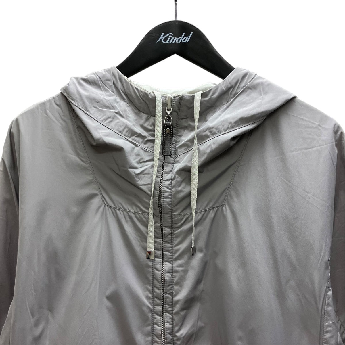 MaxMara ロングナイロンジャケット 古着・中古-2枚目のアイテム画像