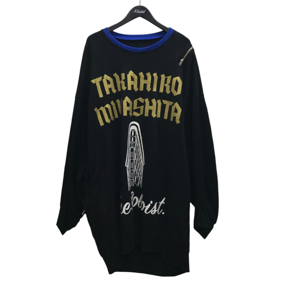 TAKAHIROMIYASHITA TheSoloIst． double zip balloon shaped crew neck sweatshirt 長袖カットソー 古着・中古-1枚目のアイテム画像