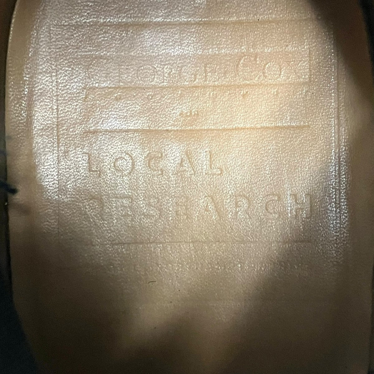 GEORGE COX×LOCAL RESARCH ハラコサイドゴアブーツ 古着・中古-6枚目のアイテム画像