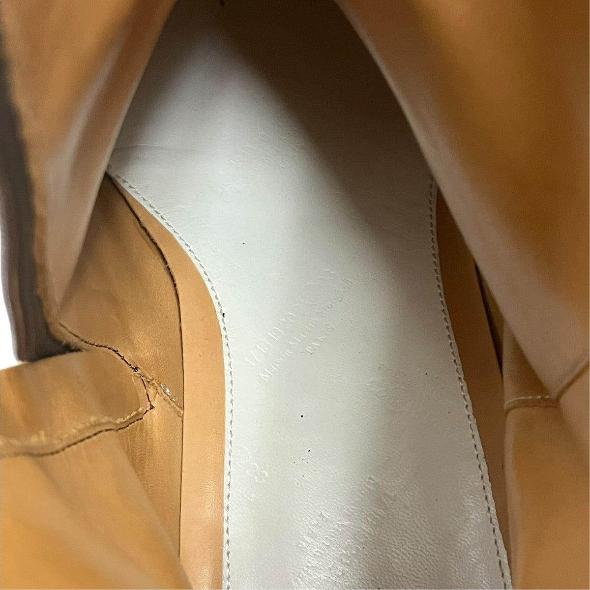 Martin Margiela22 レザーブーツ 古着・中古-7枚目のアイテム画像