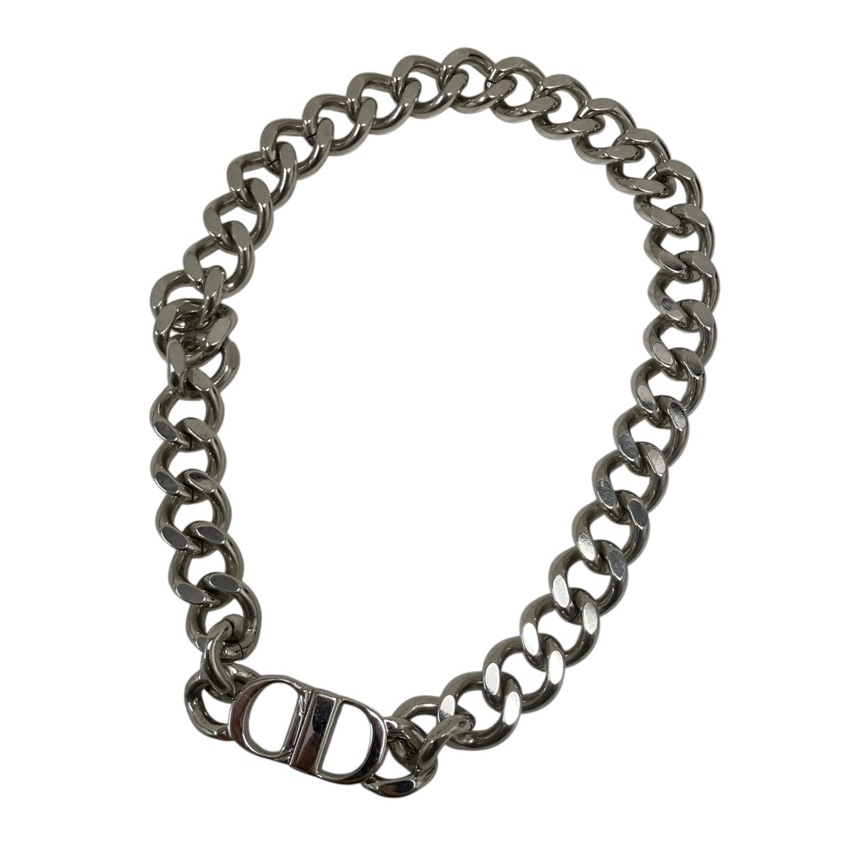 DIOR CDアイコンチェーンリンクネックレス 古着・中古-2枚目のアイテム画像