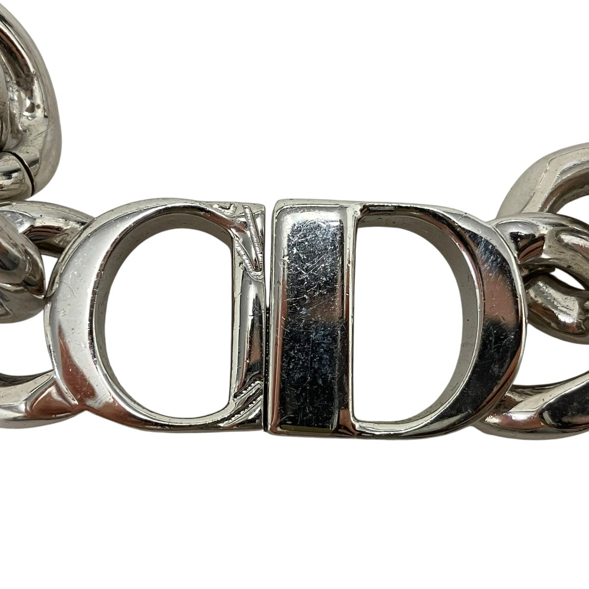 DIOR CDアイコンチェーンリンクネックレス 古着・中古-4枚目のアイテム画像