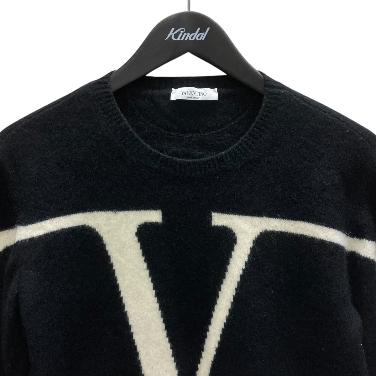VALENTINO カシミヤロゴニット 古着・中古-2枚目のアイテム画像