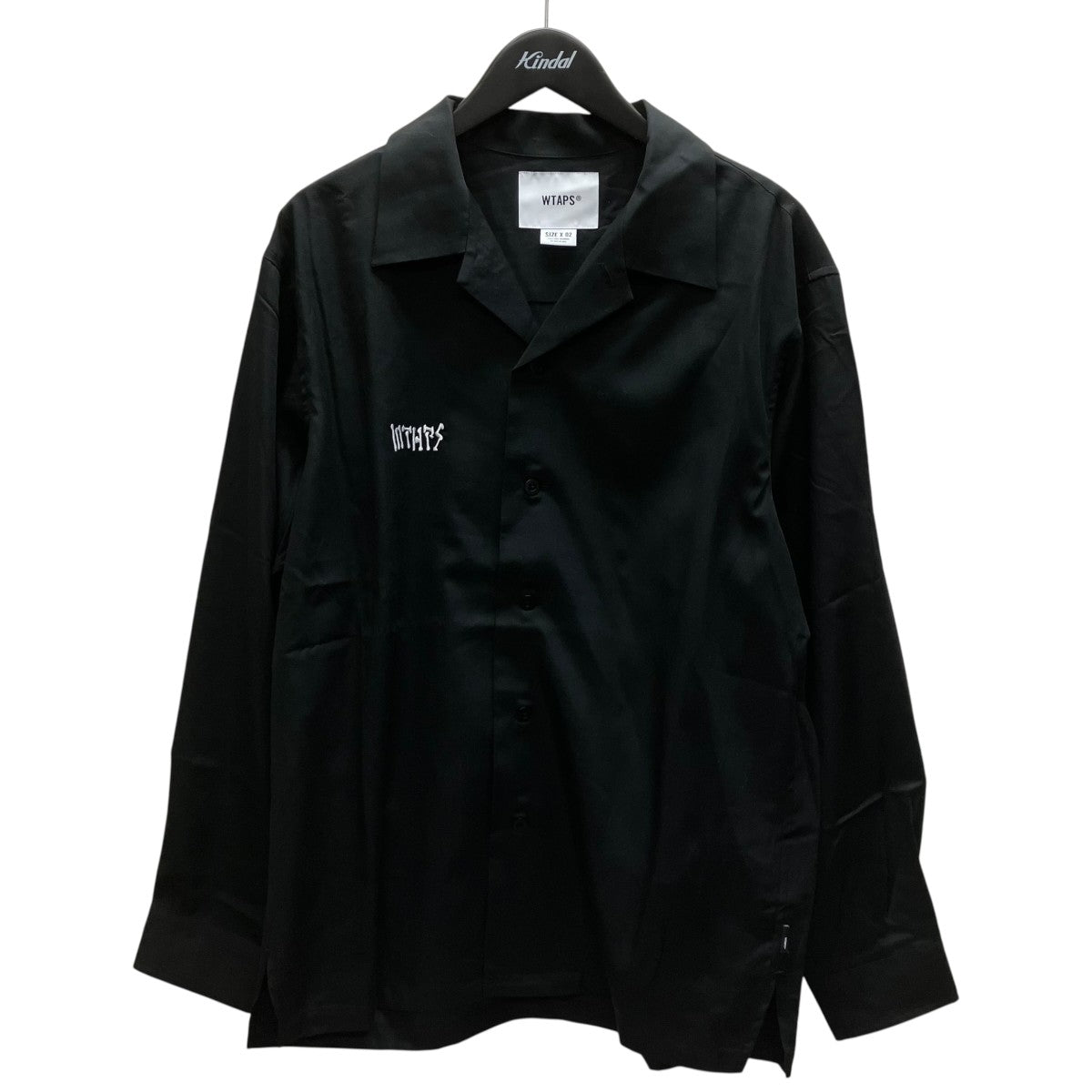 WTAPS 25AW EW LS CTLY．TWILL 刺繍オープンカラーシャツ 古着・中古-1枚目のアイテム画像