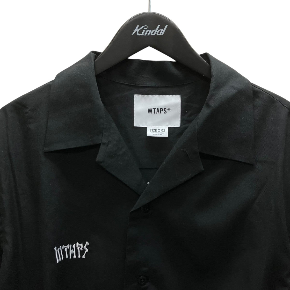 WTAPS 25AW EW LS CTLY．TWILL 刺繍オープンカラーシャツ 古着・中古-2枚目のアイテム画像