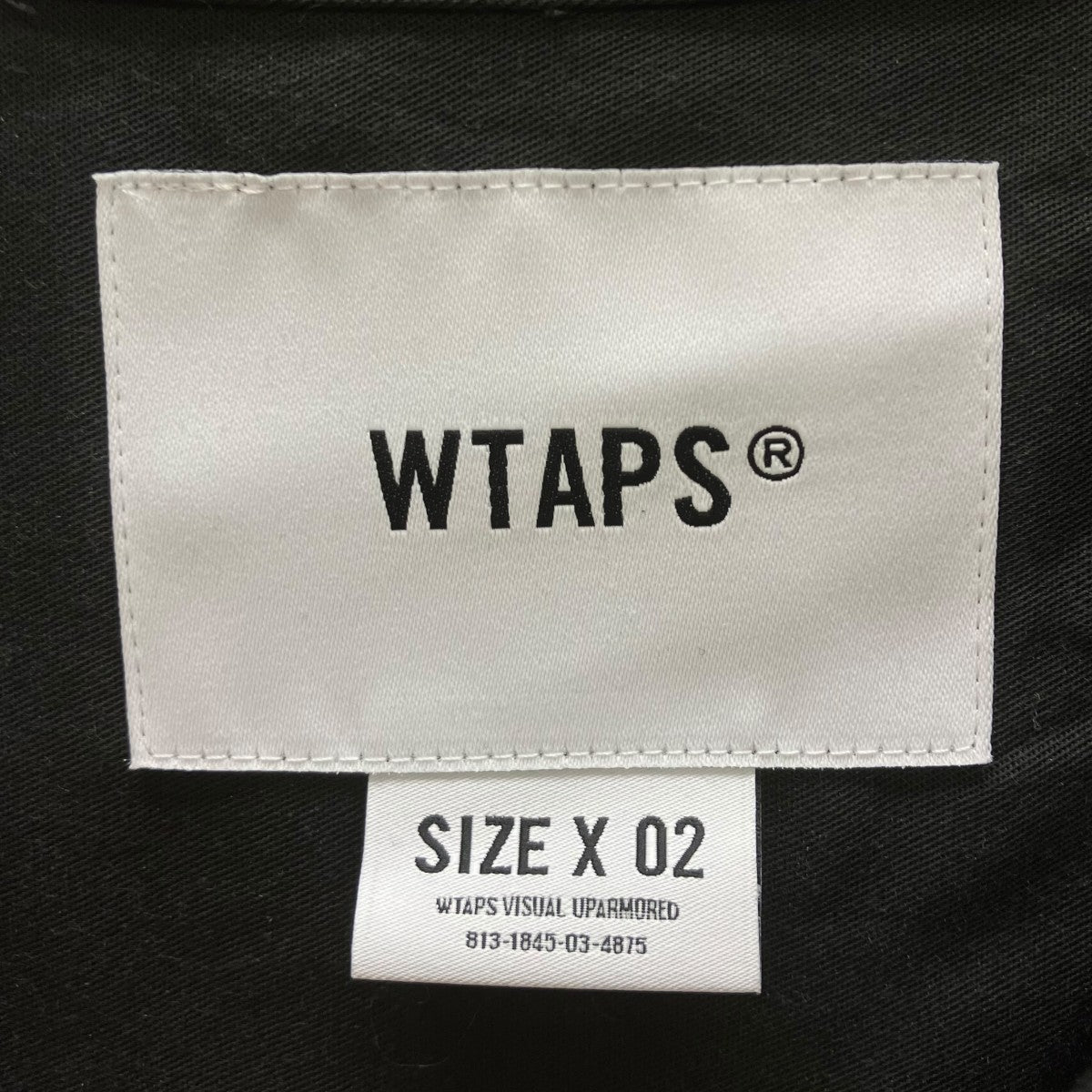 WTAPS 25AW EW LS CTLY．TWILL 刺繍オープンカラーシャツ 古着・中古-4枚目のアイテム画像