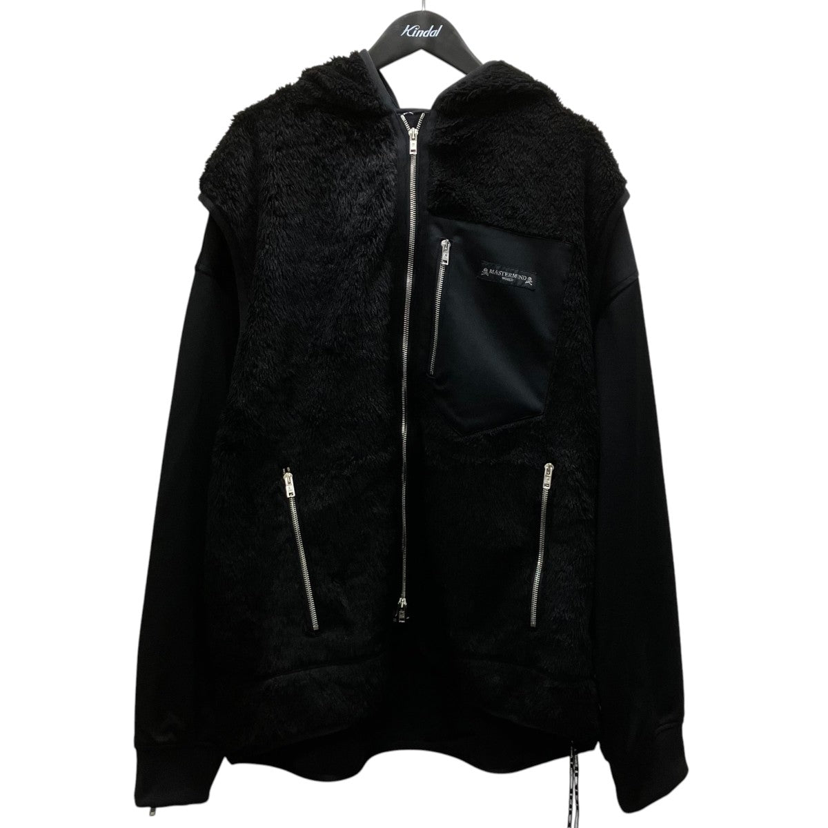MASTERMIND WORLD LAYERED HOODED SHERPA JACKET レイヤードフーデッドシェルパジャケット 古着・中古-1枚目のアイテム画像