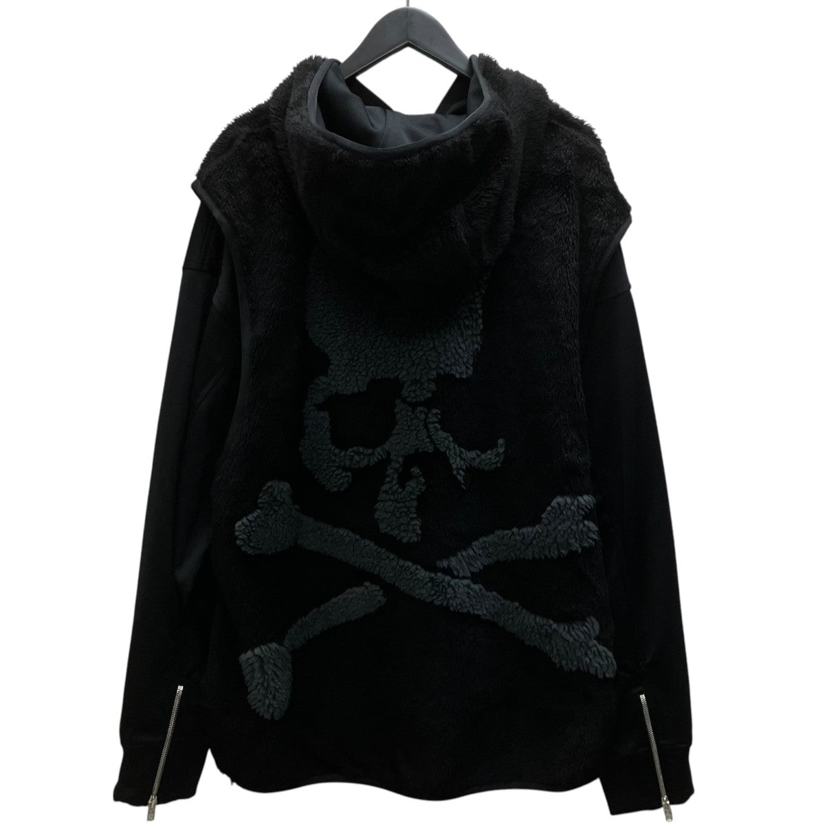 MASTERMIND WORLD LAYERED HOODED SHERPA JACKET レイヤードフーデッドシェルパジャケット 古着・中古-5枚目のアイテム画像
