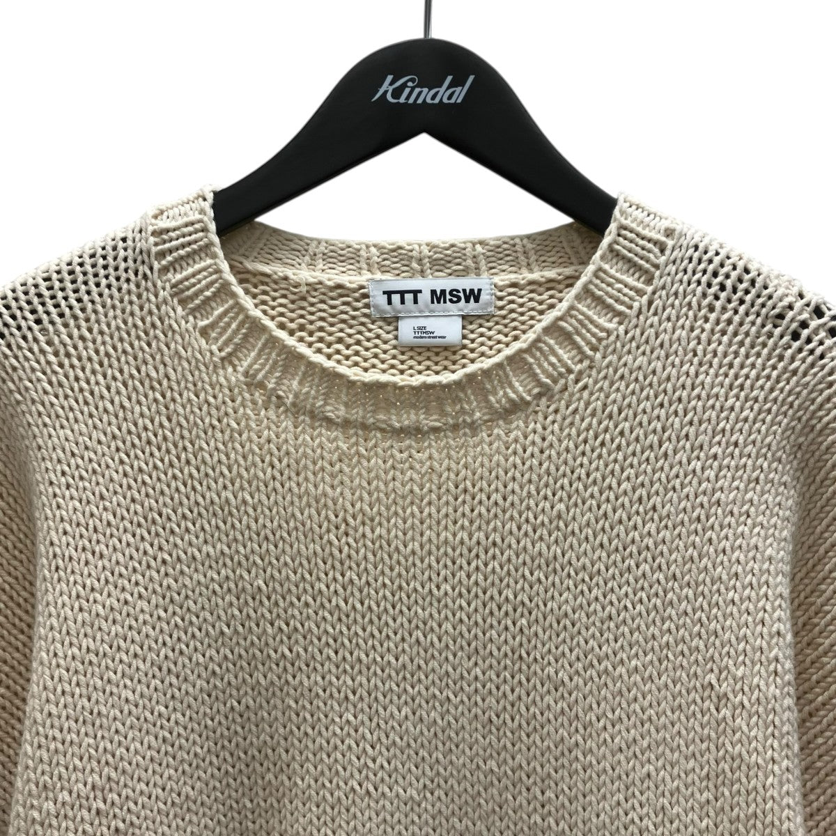 TTT MSW 25SS JAKE knit 厚手ニット 古着・中古-2枚目のアイテム画像