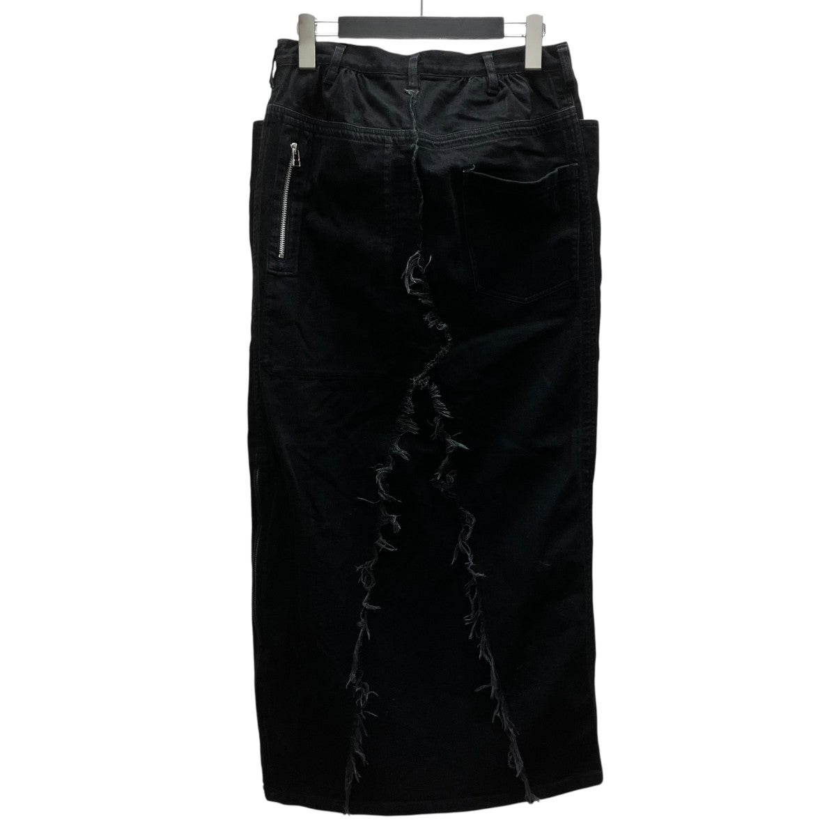 B Yohji Yamamoto サイドジップデニムスカート 古着・中古-3枚目のアイテム画像