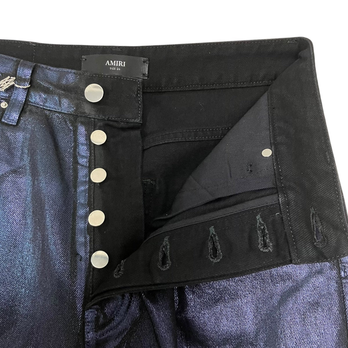 AMIRI 25AW コーティングデニムパンツ 古着・中古-6枚目のアイテム画像