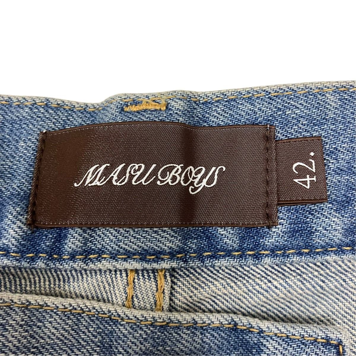 MASU 25SS デニムパンツ 古着・中古-6枚目のアイテム画像
