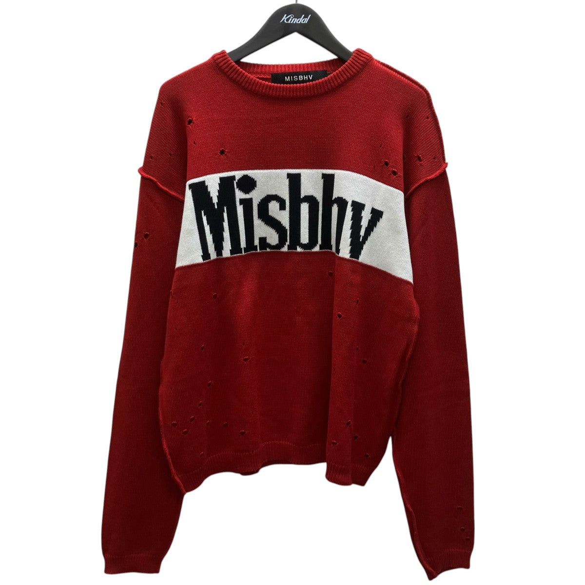 MISBIHV ダメージニット YANKEE DESTROYED SWEATER 古着・中古-1枚目のアイテム画像