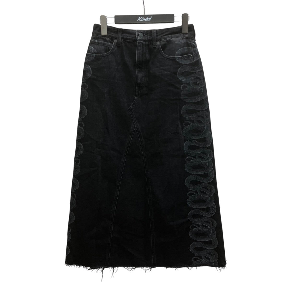 Hysteric Glamour SNAKE LOOP ロングデニムスカート 古着・中古-1枚目のアイテム画像