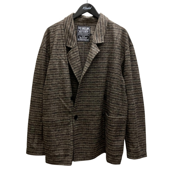 HYSTERIC GLAMOUR KINKY チェック柄 ジャケット 茶 y2k Hysteric Glamour(ヒステリックグラマー) ダブルブレステッドチェック