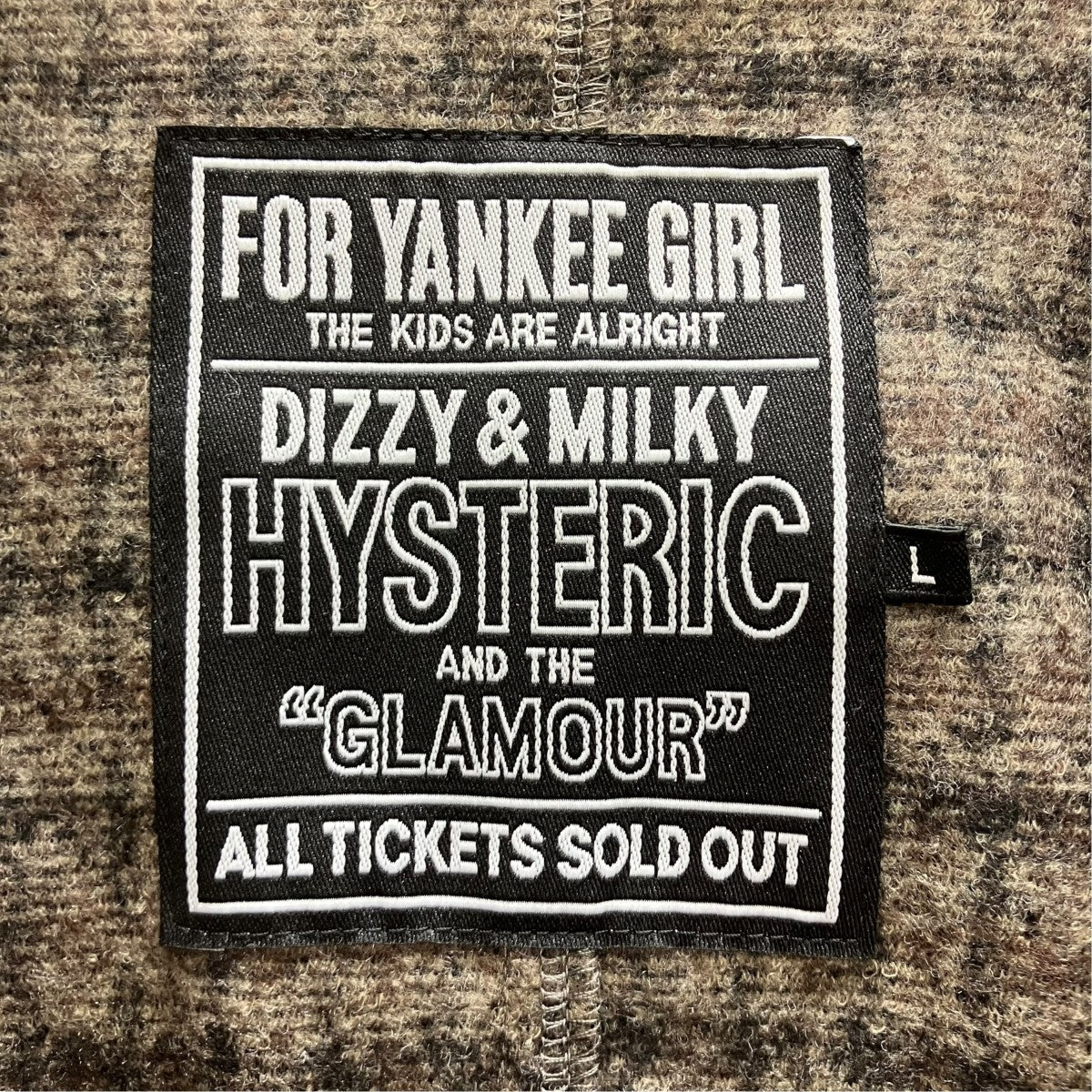 Hysteric Glamour ダブルブレステッドチェックジャケット 古着・中古-5枚目のアイテム画像