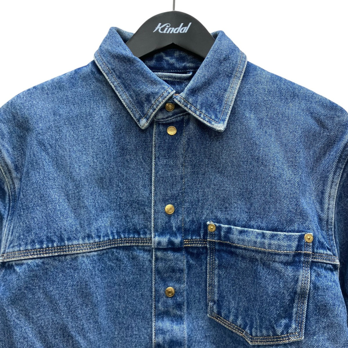 TOM WOOD COBY SHIRT デニムシャツ 古着・中古-2枚目のアイテム画像