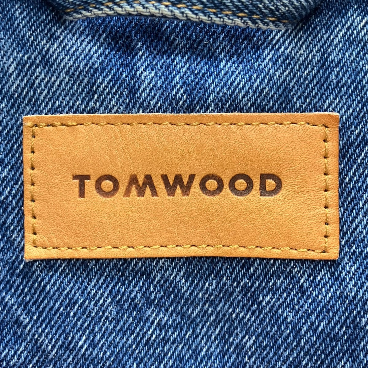 TOM WOOD COBY SHIRT デニムシャツ 古着・中古-4枚目のアイテム画像