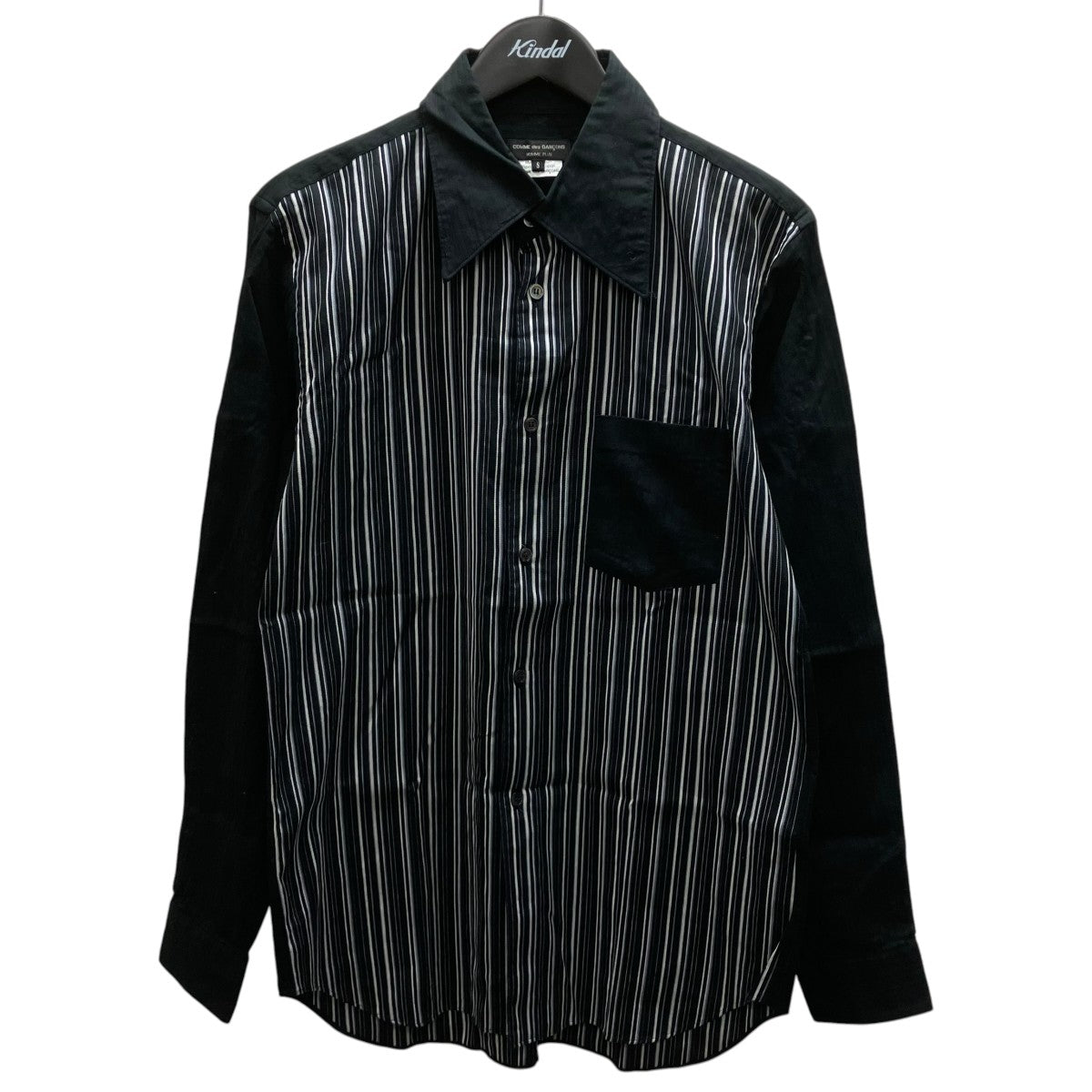 COMME des GARCONS HOMME PLUS ストライプシャツ 古着・中古-1枚目のアイテム画像